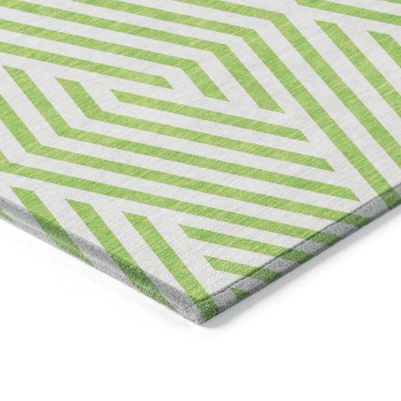 Nana Abstract Shapes Weather Resistant Classic Meets Modern Outdoor Rug