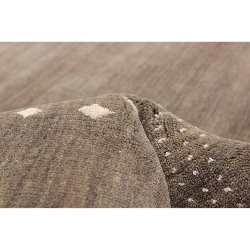 Kashkuli Gabbeh Grey Rug 4'8" x 6'6" - 4'8 x 6'6