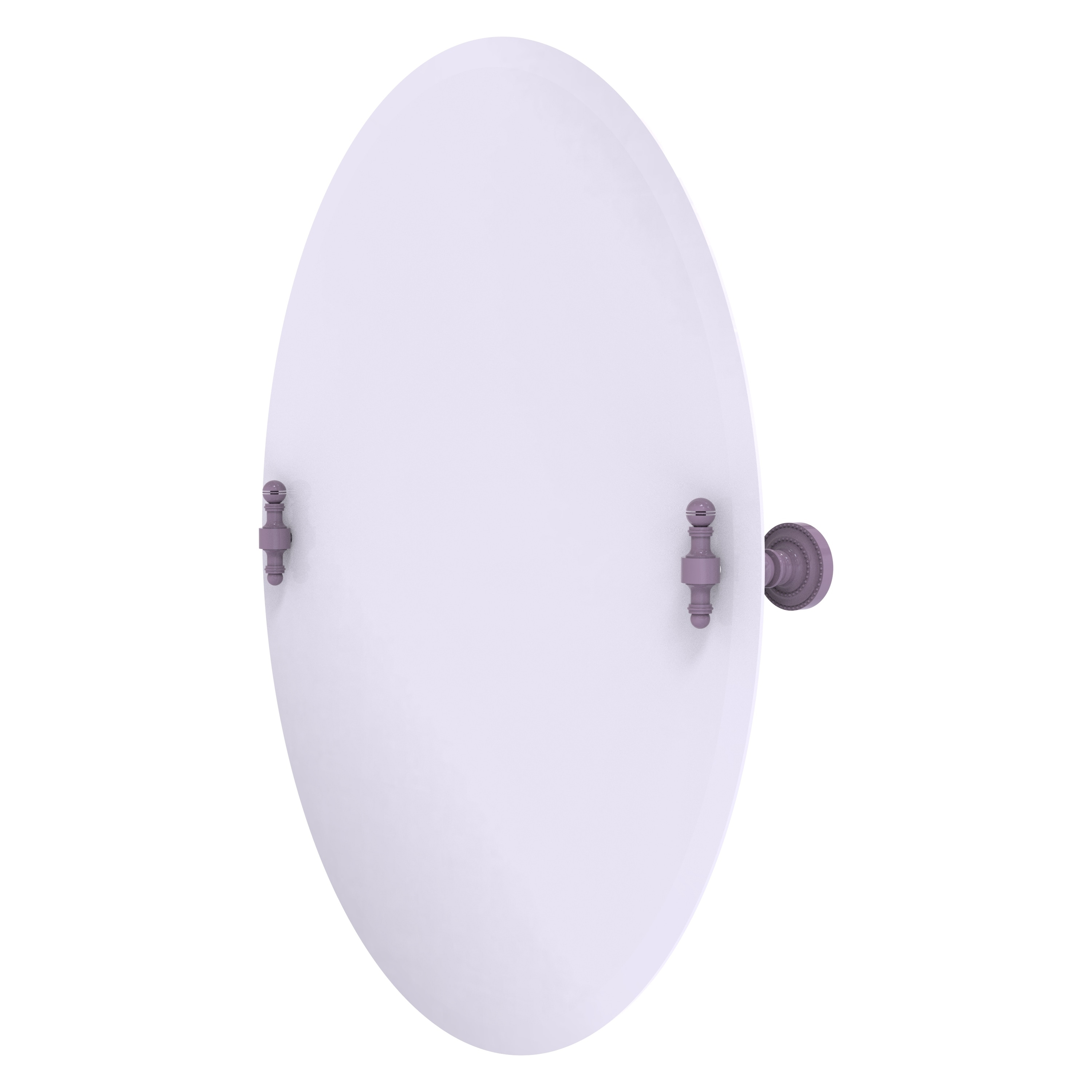 Allied Brass Frameless Oval Tilt Mirror with Beveled Edge