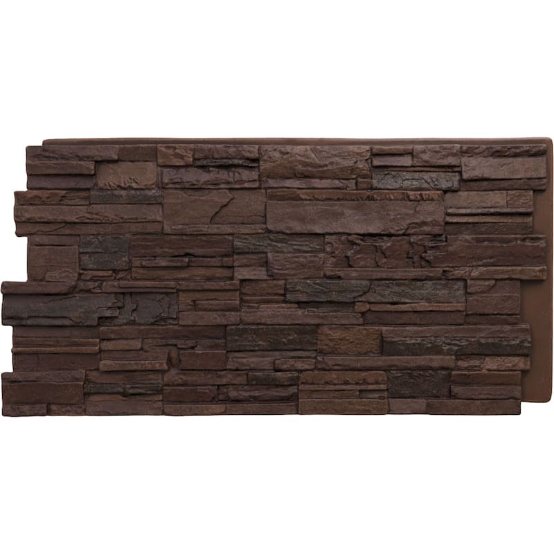 Cascade Stacked Stone, EverStone Faux Stone Siding Panel