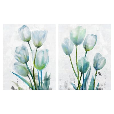 Tulip Gathering I-II by Studio Arts Canvas Art Prints