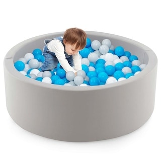 Costway 35.5" x 12" Soft Round Ball Pool for Toddlers & Baby with 200 - See Details