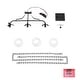 preview thumbnail 17 of 16, Modern Farmhouse 3-Light Linear Chandelier Seeded Glass Island Lights for Dining Room - L25"x W 5"x H 14"