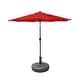 preview thumbnail 16 of 26, 9' Solar Lighted Patio Umbrella with Bronze Base