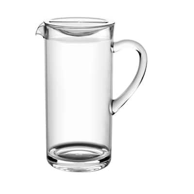 Abode Homewares by TarHong Montana Cocktail Pitcher with lid, Clear, 60 oz