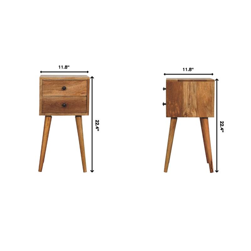 Soli Wood Mini Nightstand