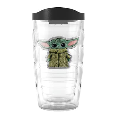 Tervis Star Wars Mandalorian Grogu Made in USA Double Walled Insulated Travel Tumbler, Classic - 10oz Wavy