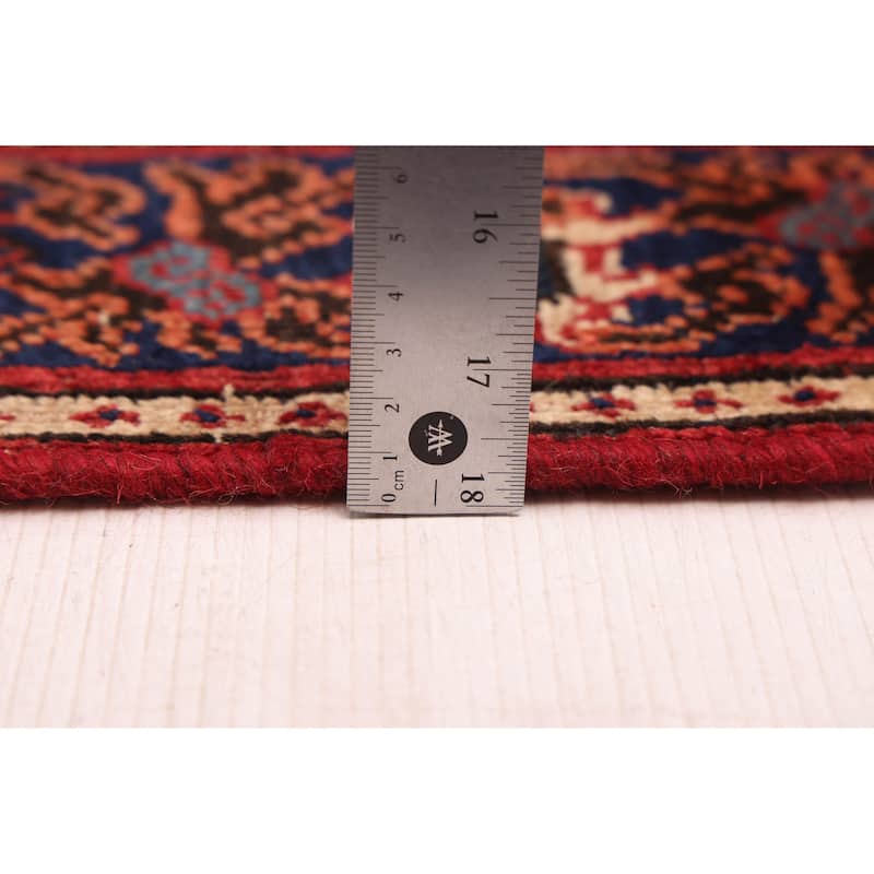 ECARPETGALLERY Hand-knotted Anadol Vintage Red Wool Rug - 4'3 x 6'5