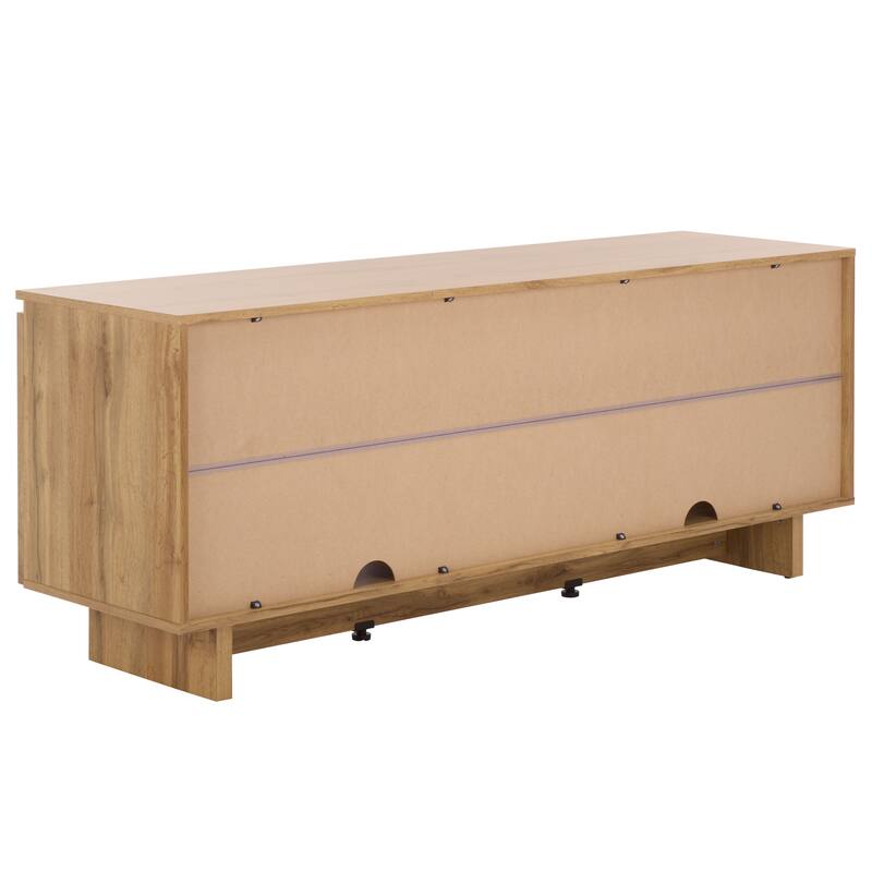 SAFAVIEH Home Quaid 4-Door Sideboard - 62"W x 18"D x 25"H