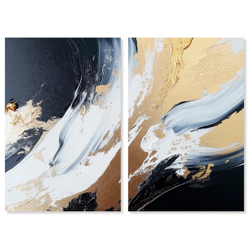 Forces II Canvas Set of 2 by Art Remedy, Gallery Wrapped