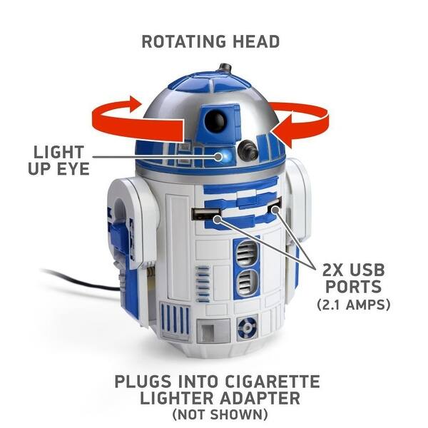 Shop Star Wars R2 D2 Usb Car Charger Multi Overstock 13668162