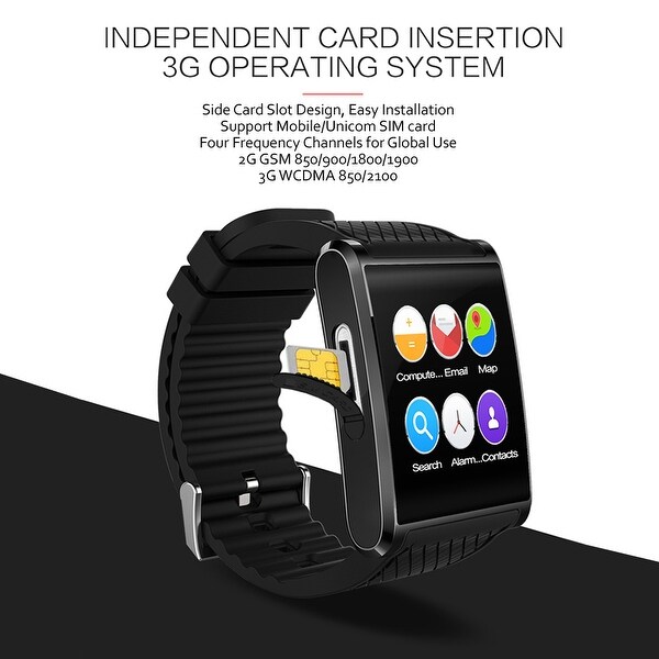 GPS WIFI Android 4.4 NEW GSM Unlocked SmartWatch & Phone Google Play Store 