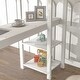 preview thumbnail 47 of 57, Comprehensive Design Full Size Loft Bed with Desk,Shelves and Ladder