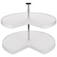 preview thumbnail 4 of 5, Rev-A-Shelf Value Line 32 Inch Pie Cut 2 Shelf Lazy Susan Set with