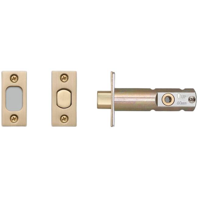 Buster + Punch NDT-051721 2-3/8" Backset Deadbolt Door Latch - Brass