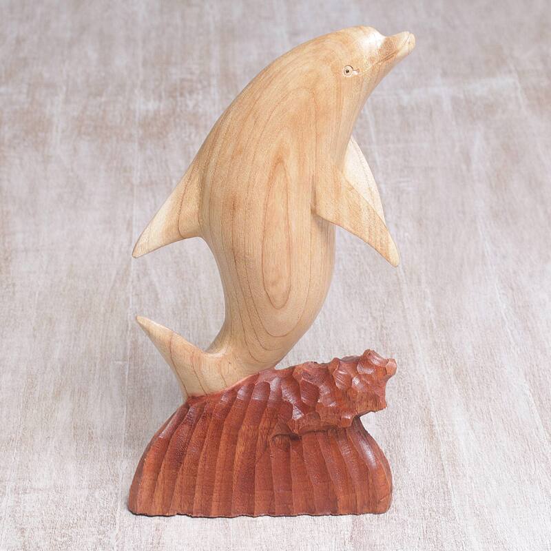 Novica Handmade Hop Wood Sculpture