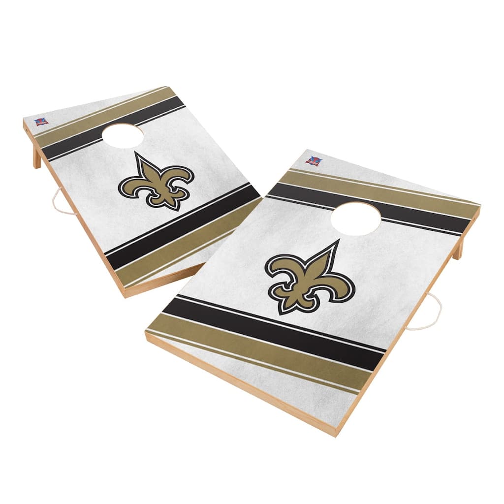 New Orleans Saints NFL Regulation 2x4 Cornhole Set