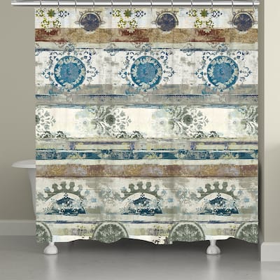 Laural Home Antique Boho 71" x 72" Shower Curtain