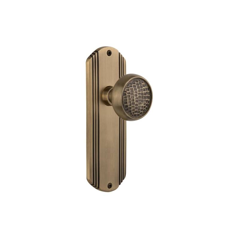 Nostalgic Warehouse Vintage Craftsman Solid Brass Passage Door Knob