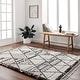preview thumbnail 1 of 3, Shelby Bohemian & Eclectic Area Rug 7' 10" x 10' - Cream/Black
