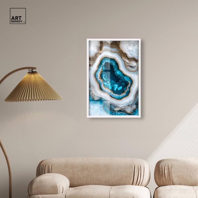 Gilded Geode Eye III Shadowbox by Art Remedy