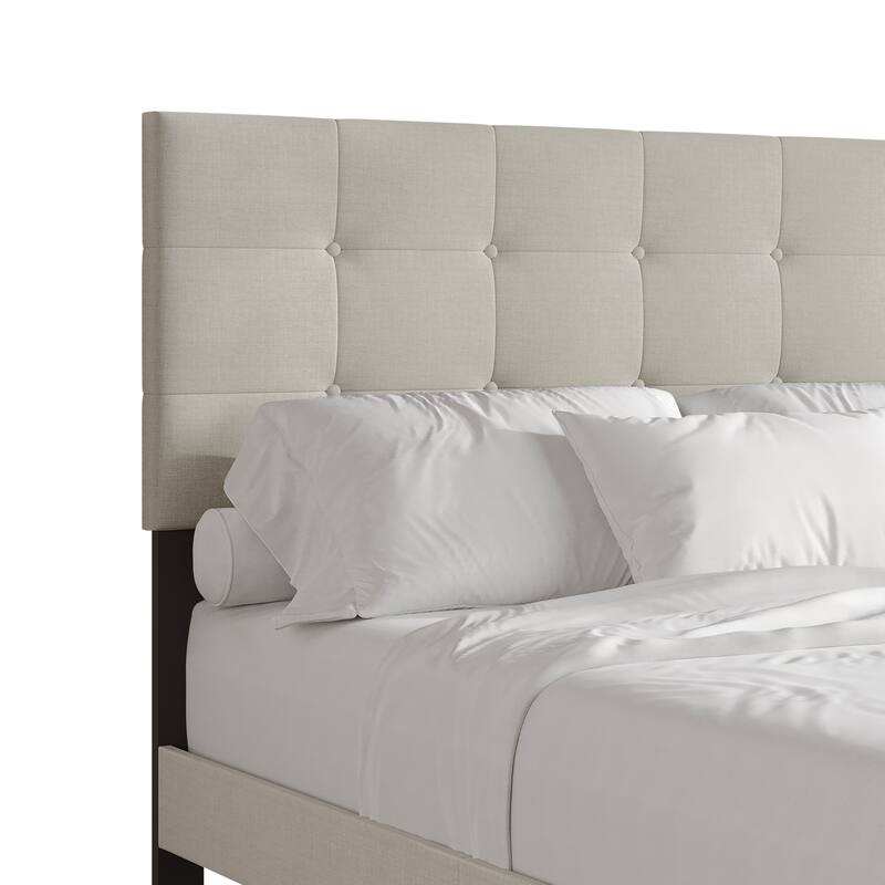 CraftPorch Contemporary Tufted Bed