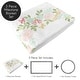 preview thumbnail 2 of 4, Butterfly Floral Rose Girl Baby Monthly Milestone Blanket - Blush Pink Mint White Shabby Chic Watercolor Boho Butterflies Garden
