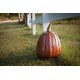 preview thumbnail 9 of 16, Desert Steel Orange Tall Pumpkin Luminary