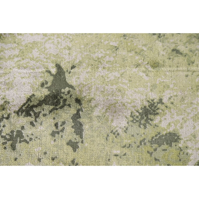 Abstract Modern Area Rug Handmade Wool Carpet - 4'7"x 6'5"