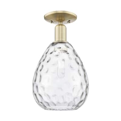Innovations Lighting 716-1C-14-8 Waverly Semi-Flush Waverly 8" Wide