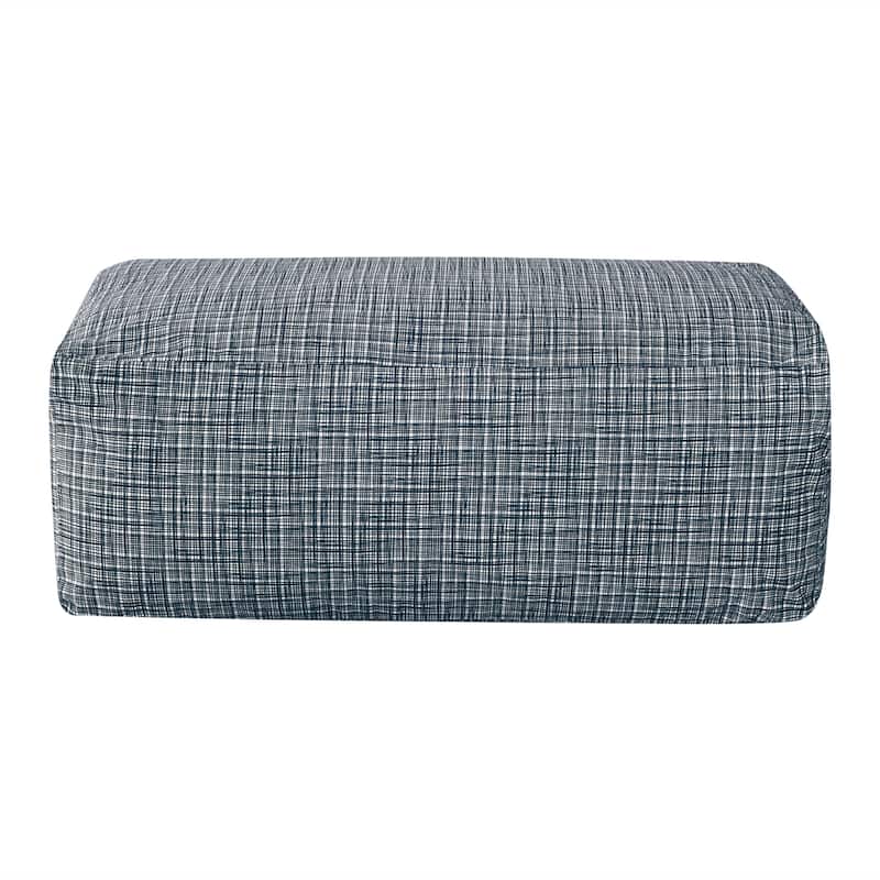 CraftPorch Glam 42 Inch Velvet Upholstered Pouf
