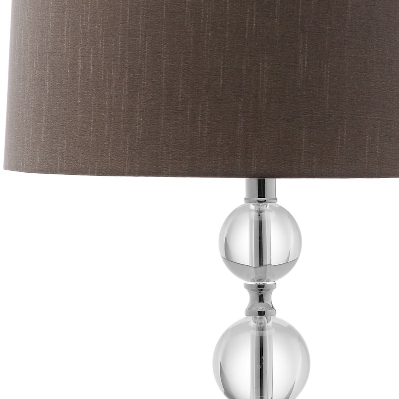 SAFAVIEH Lighting 27-inch Keeva Clear Crystal Table Lamp (Set of 2). - 14" W x 14" D x 27" H