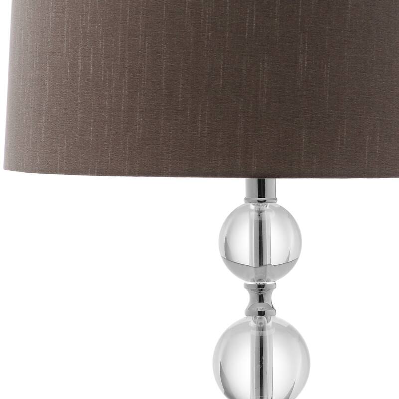 SAFAVIEH Lighting Gidget 27-inch Clear Crystal Table Lamp (Set of 2)