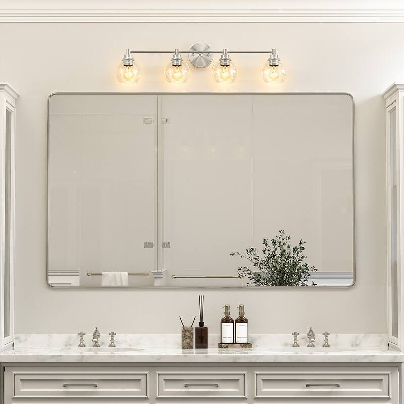 Dimmable Bathroom Vanity Light Globe Glass Shades