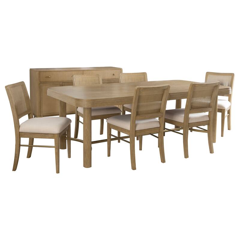 Arini Extension Leaf Dining Table Set Black