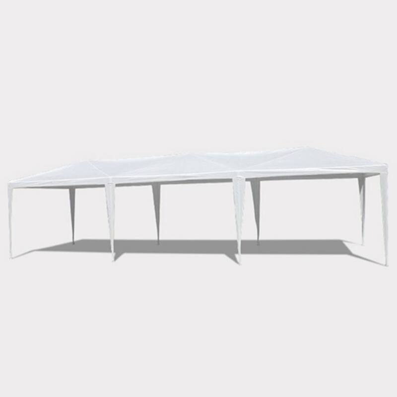 10x30' Wedding Party Canopy Tent Outdoor Gazebo with 5 Removable Sidewalls