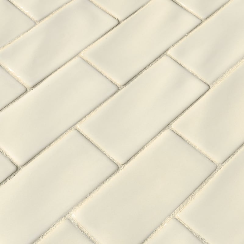 Ackland AKM-C-3X6TLG-CA 3" x 6" Ceramic and Porcelain Solid Wall Tile