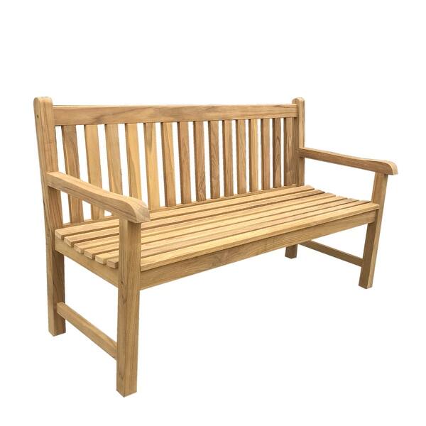 Teak Riverside 3 Seater Bench - Bed Bath & Beyond - 42763891