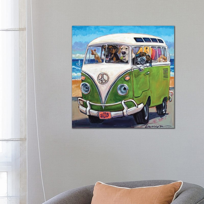 iCanvas "Hang Loose" by CR Townsend Canvas Print - 26x26x1.5