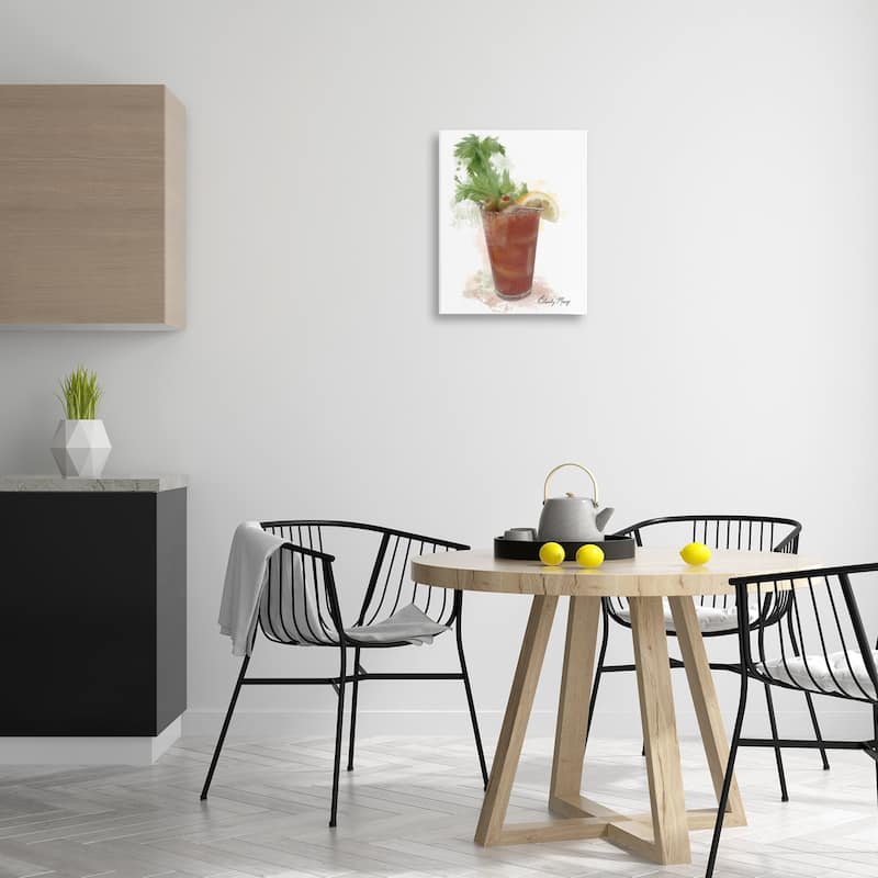Stupell Modern Bloody Mary Canvas Wall Art Design By Matthew Piotrowicz