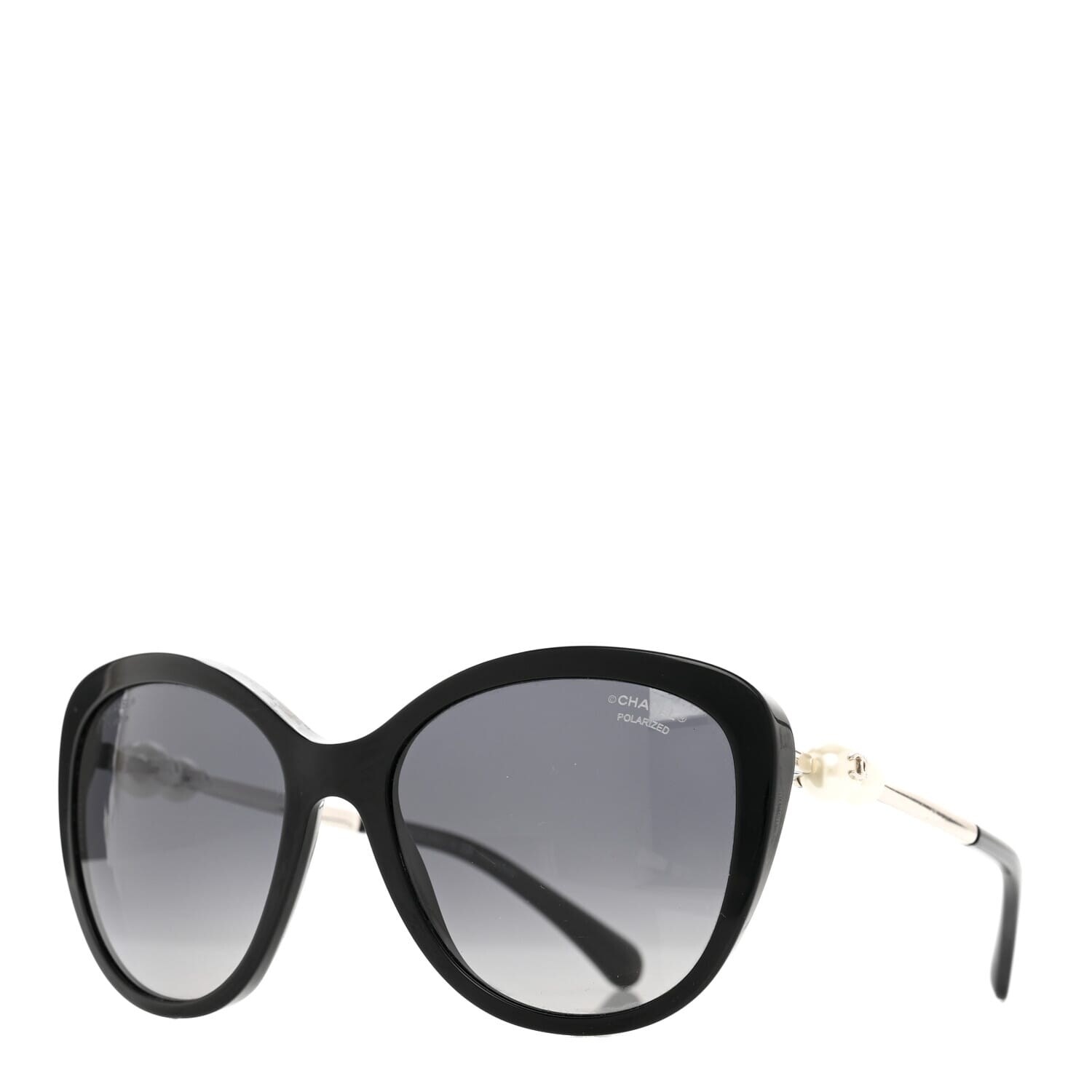Chanel Acetate Butterfly Winter Pearl Sunglasses 5338-H  display picture 2