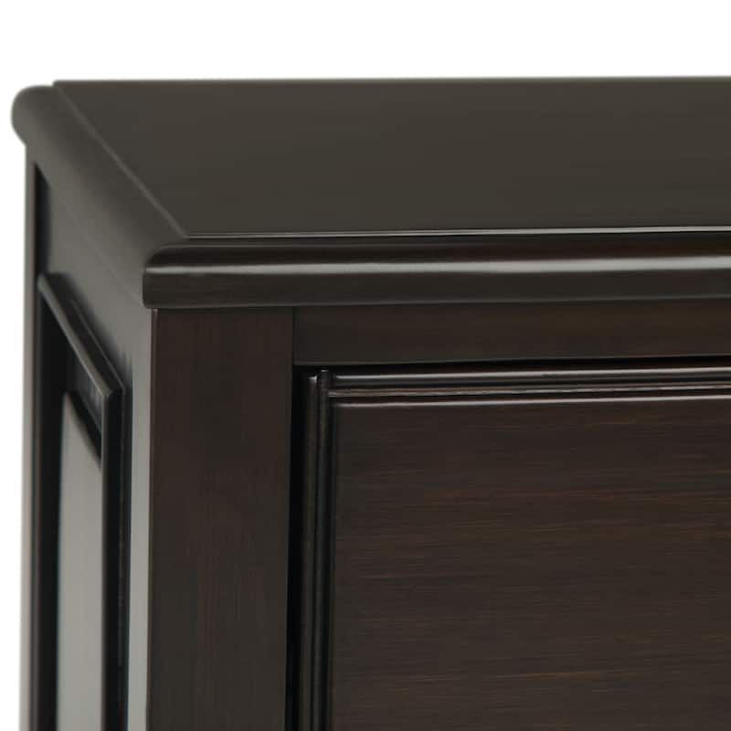 WYNDENHALL Hampshire SOLID WOOD 24 inch Wide Traditional Bedside Nightstand Table