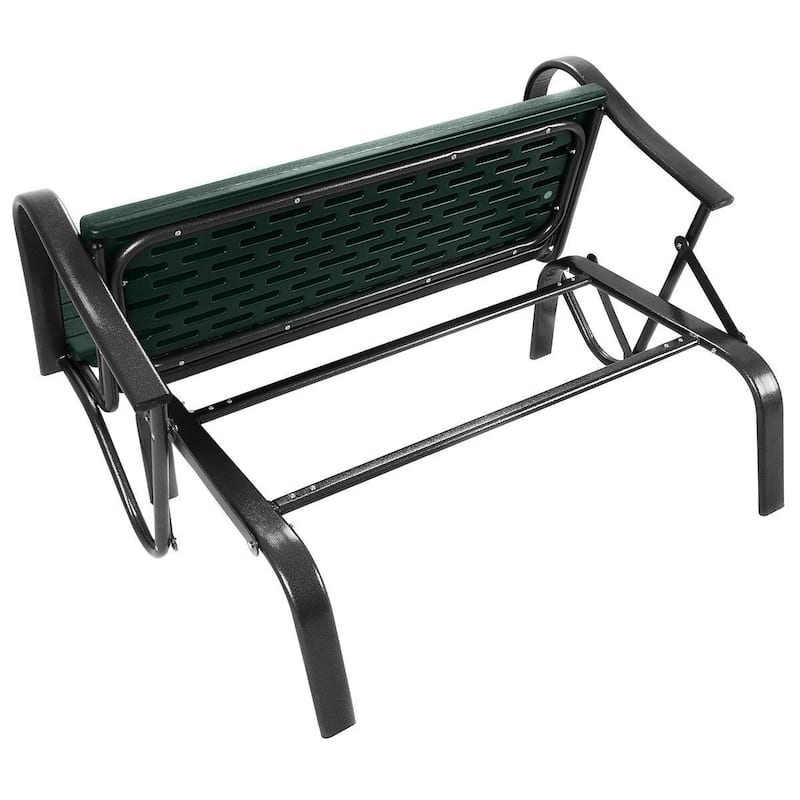 Costway Outdoor Patio Swing Porch Rocker Glider Bench Loveseat Garden