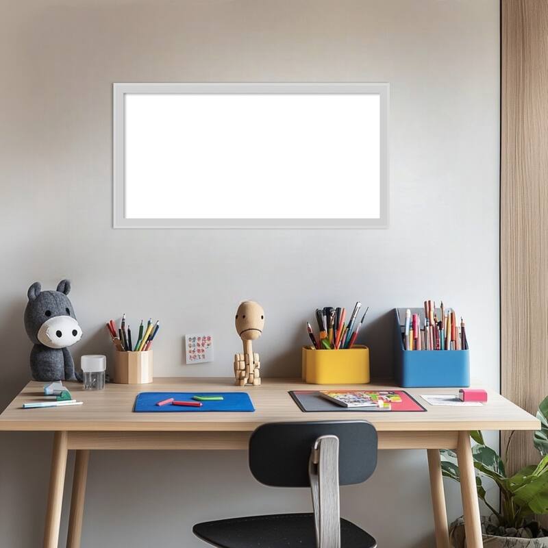 Incline Framed Dry Erase Magnetic Board