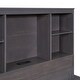 preview thumbnail 21 of 42, Wood Storage Platform Bed Frame with Twin Trundle & Charging Station