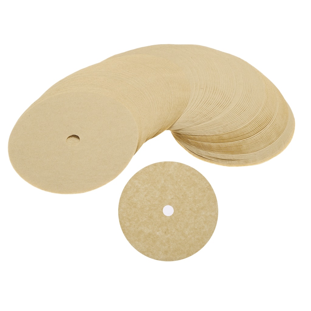 Coffee Filter Papers Disposable Round Paper with Hole Pack of 200 - 3.74 Inch