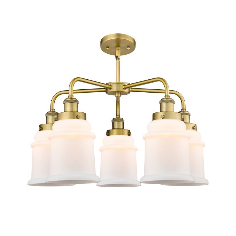 Innovations Lighting Canton - 5 Light 24" Stem Hung Chandelier