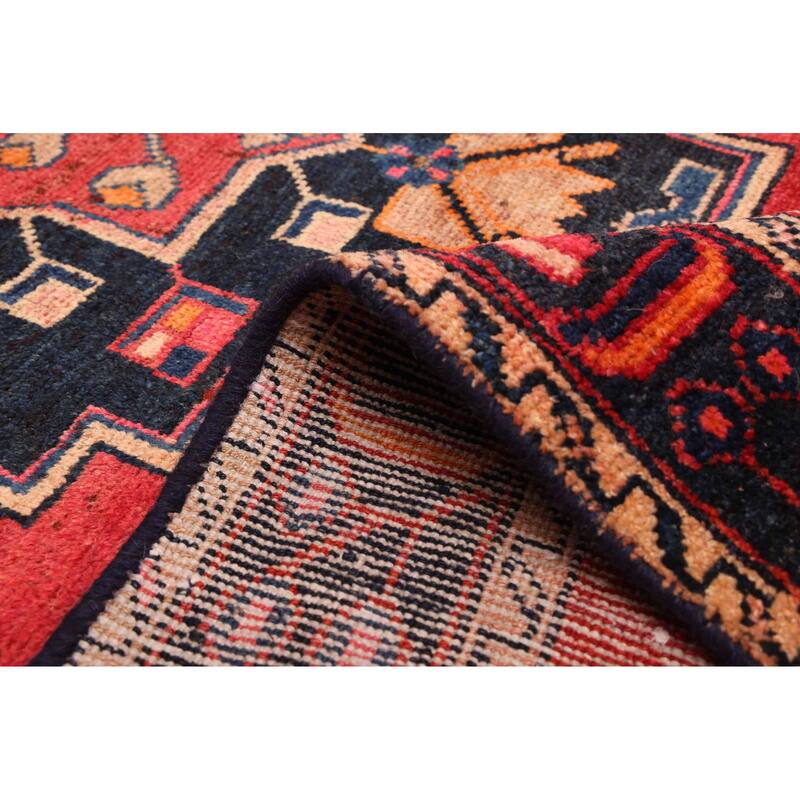 ECARPETGALLERY Hand-knotted Anadol Red Wool Rug - 4'3 x 7'10