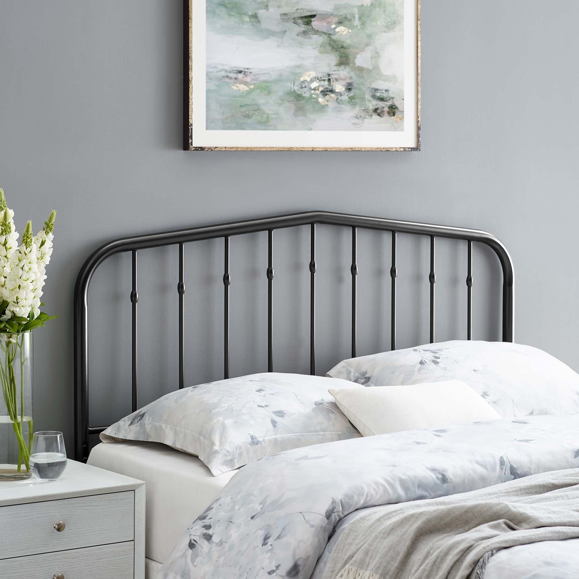 Queen metal store headboard