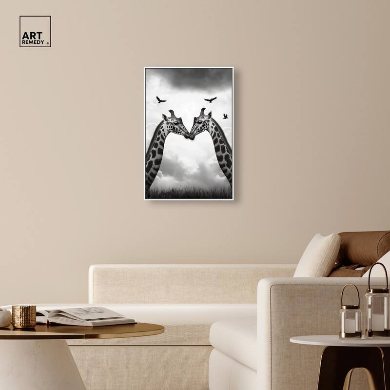 Giants in Love II Canvas by Art Remedy